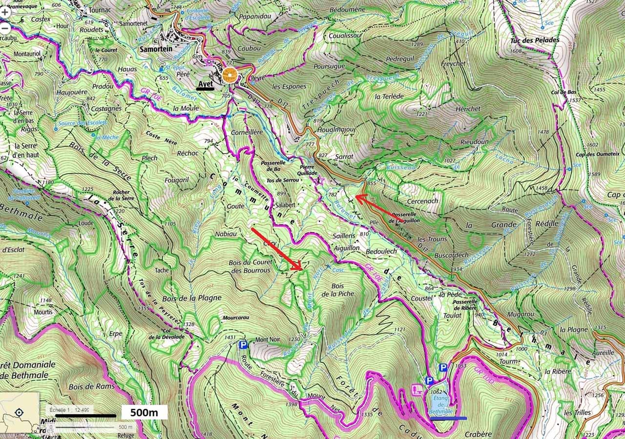 0 parcours ayet au lac de bethmale