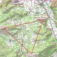 0 les trois croix de la barousse en triangle