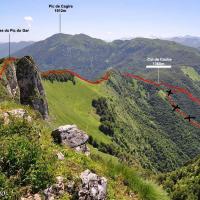 0 vue sur le col de caube depuis le gar