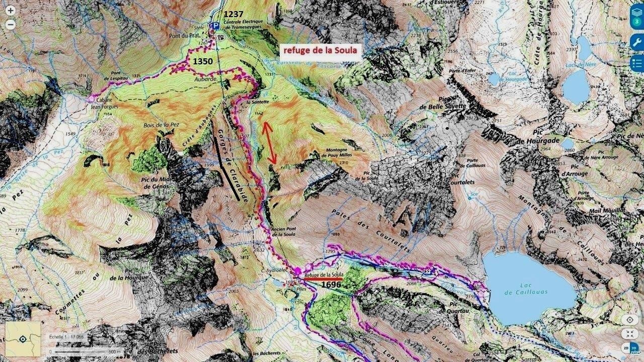 1 Refuge de la soula tracé 3 