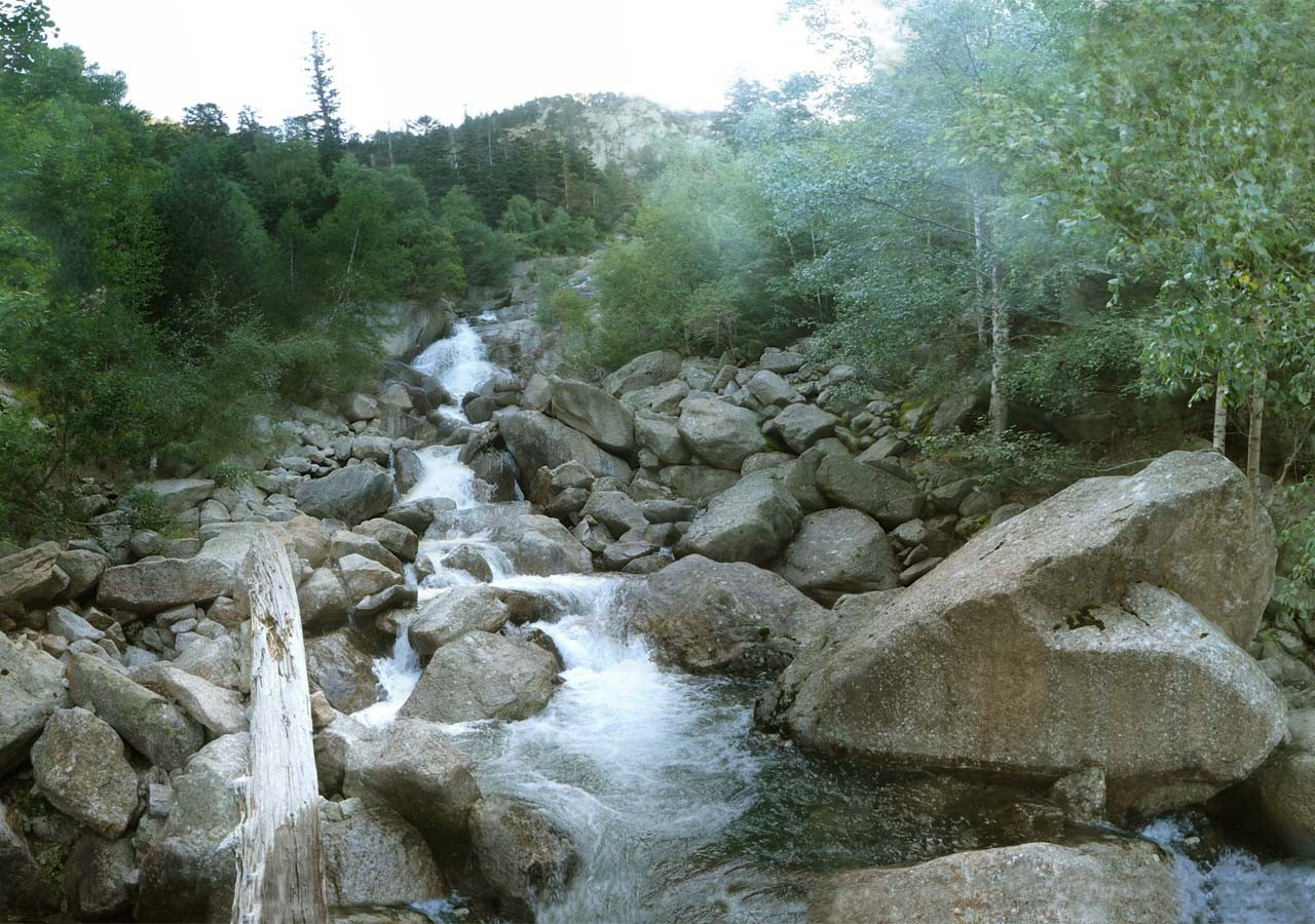 10 barranc de besiberri depuis la passerelle