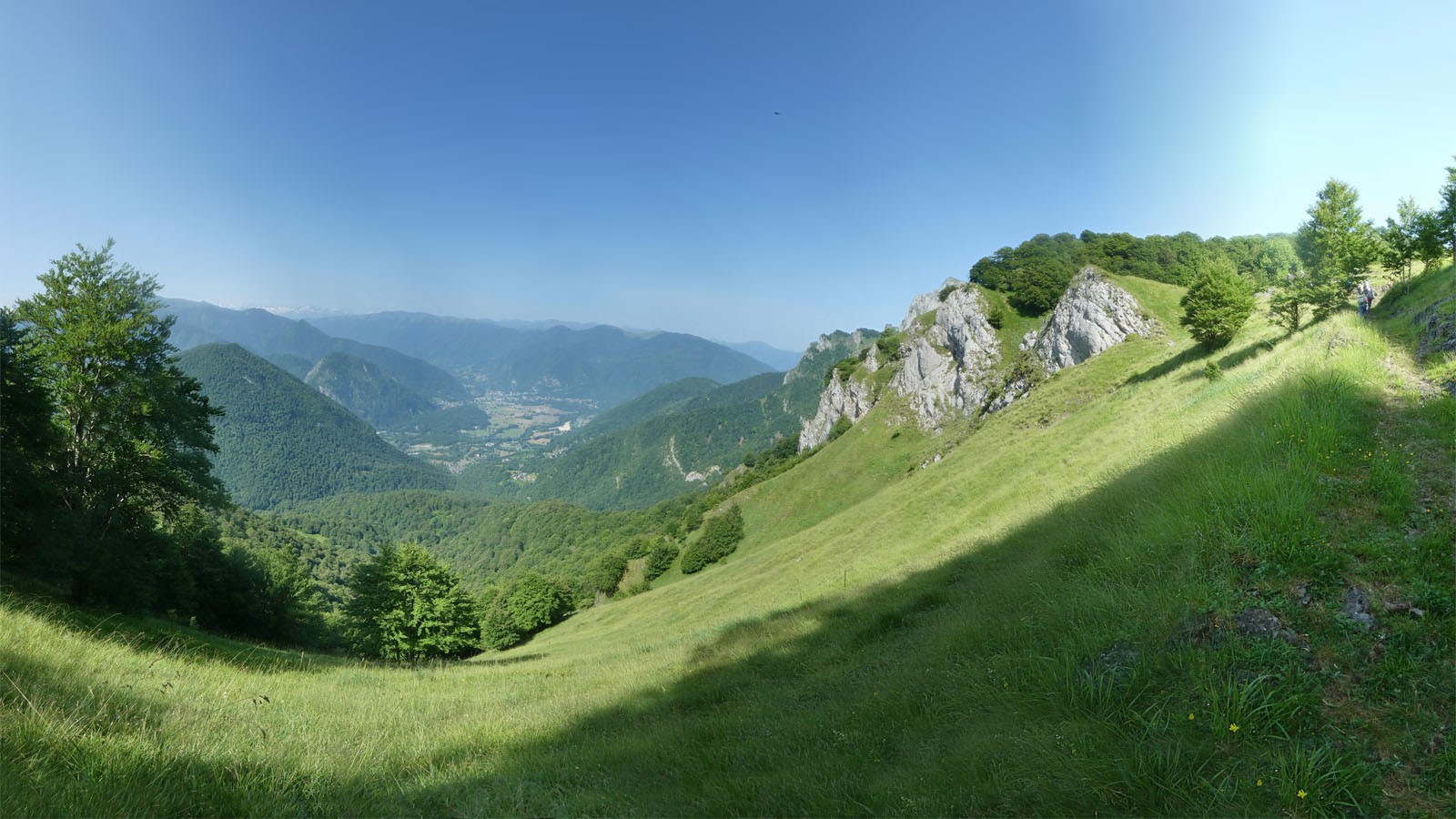 11 vue panoramique depuis le col de caube