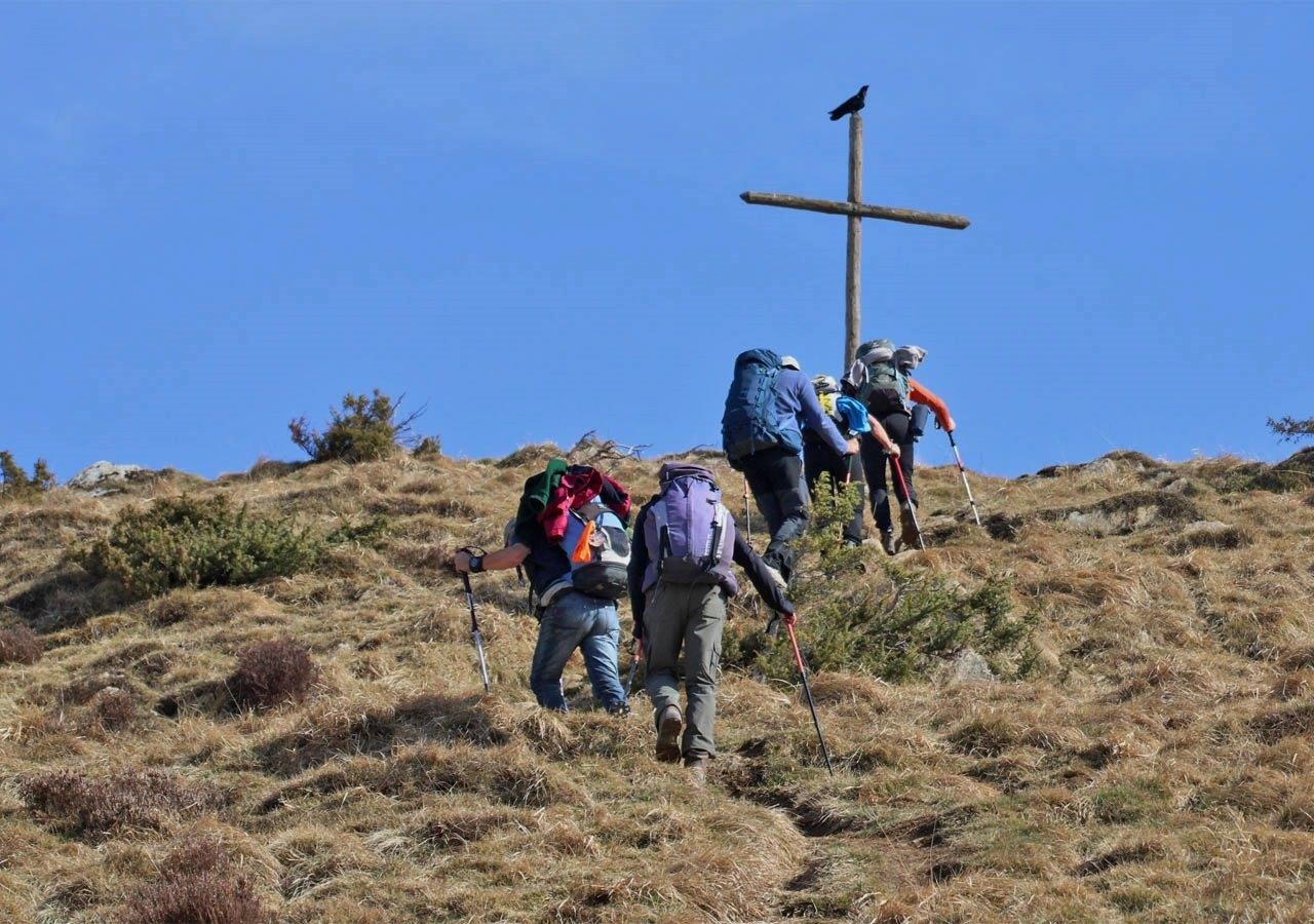 15 arrivee a la croix de l homme de pierre