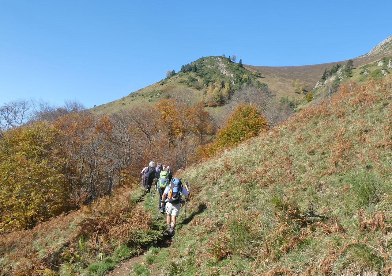 16 direction vers la cabane de sauneres