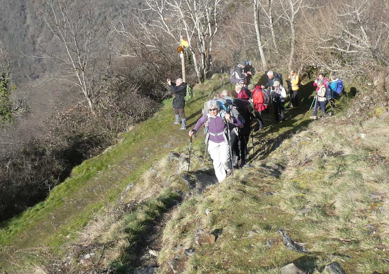 3 en direction vers la cabane de cap des malhs