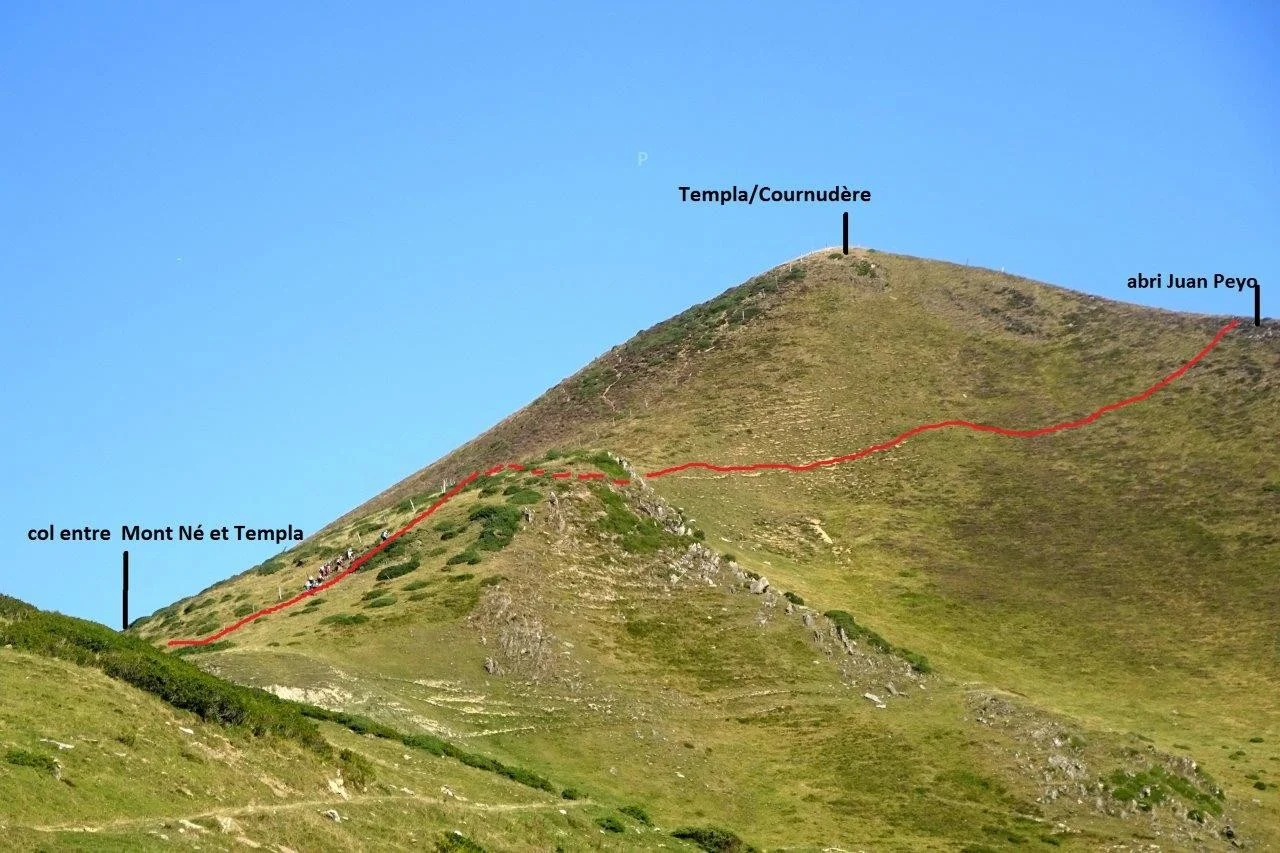 3 vue sur groupe 1 sur la croupe du templa 3 